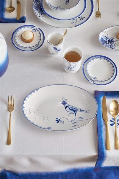 Pıp Studıo Blue Bird Oval Servis Tabağı