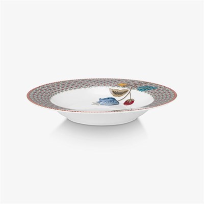 Pip Studio Fantasy Blooming Tales Haki Porselen Çukur Tabak 21,5 Cm