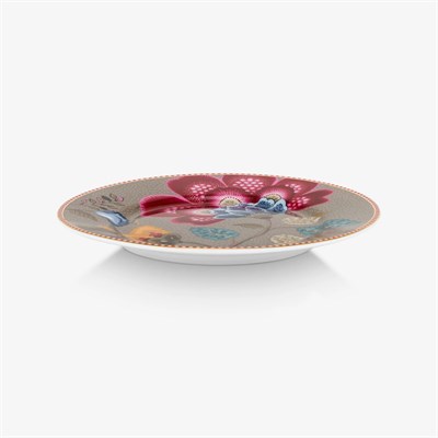 Pip Studio Fantasy Blooming Tales Haki Porselen Pasta Tabağı 17 Cm