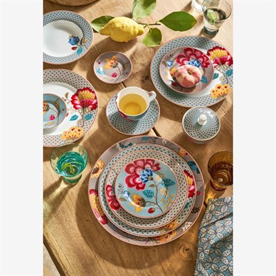Pip Studio Fantasy Blooming Tales Haki Porselen Kahvaltı Tabağı 21 Cm