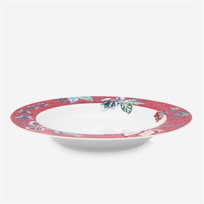 Pıp Studıo Flower Festival Kırmızı Çorba Tabağı 21.5 Cm