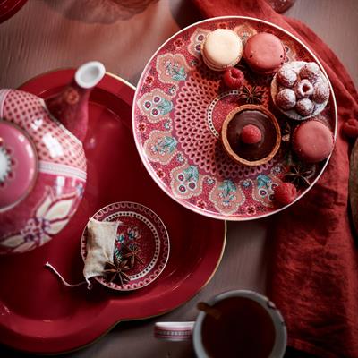 Pıp Studıo Flower Festival Kırmızı Mini Kek Standı 21 Cm