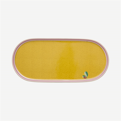 Pıp Studıo La Majorelle Sarı Oval Servis Tabağı 25 Cm