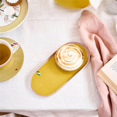 Pıp Studıo La Majorelle Sarı Oval Servis Tabağı 25 Cm