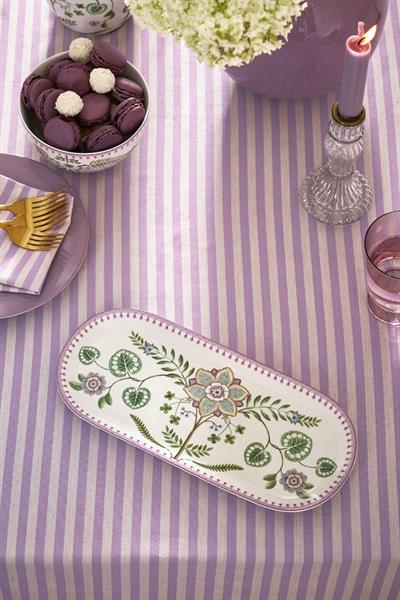 Pıp Studıo Lily & Lotus Oval Kek Servis Tabağı 33 Cm