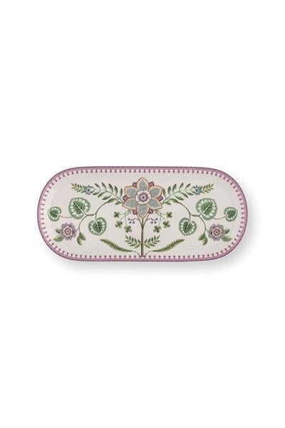 Pıp Studıo Lily & Lotus Oval Kek Servis Tabağı 33 Cm
