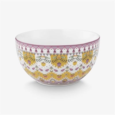 Pip Studio Lily & Lotus Sarı Porselen Çorba Kasesi 12 Cm