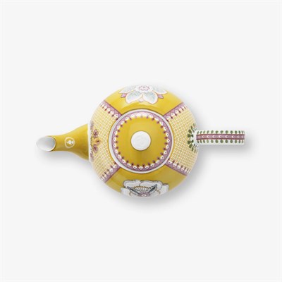 Pip Studio Lily & Lotus Sarı Porselen Demlik 1600 Ml