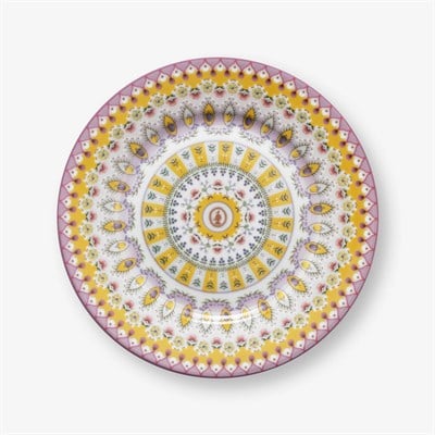Pip Studio Lily & Lotus Sarı Porselen Pasta Tabağı 17 Cm
