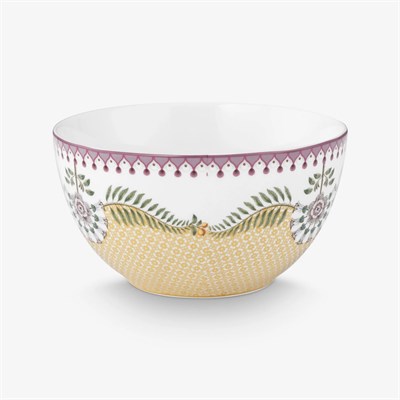 Pip Studio Lily & Lotus Sarı Porselen Salata Kasesi 15 Cm