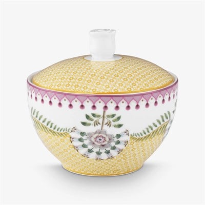 Pip Studio Lily & Lotus Sarı Porselen Şekerlik 300 Ml
