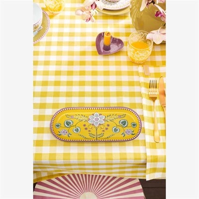 Pip Studio Lily & Lotus Sarı Porselen Servis Tabağı 33 Cm