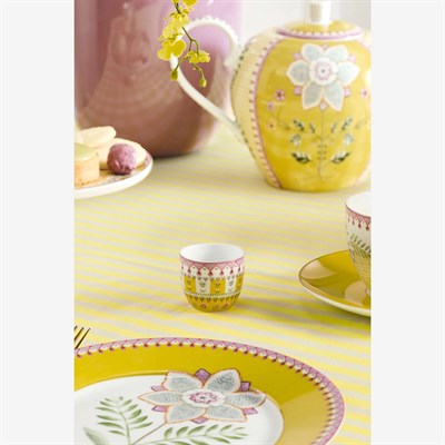 Pip Studio Lily & Lotus Sarı Porselen Yumurtalık 5 Cm