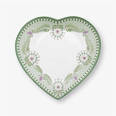 Pip Studio Lily & Lotus Yeşil Porselen Servis Tabağı 21,5 Cm