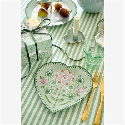 Pip Studio Lily & Lotus Yeşil Porselen Servis Tabağı 21,5 Cm