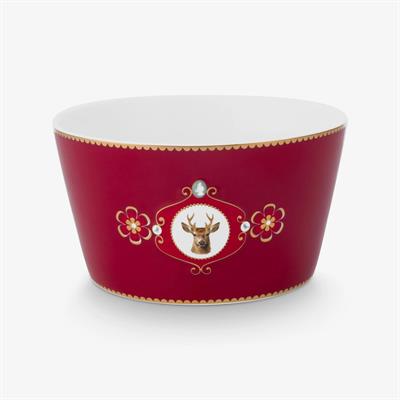 Pıp Studıo Love Birds Geyikli Kırmızı 15 Cm Kase
