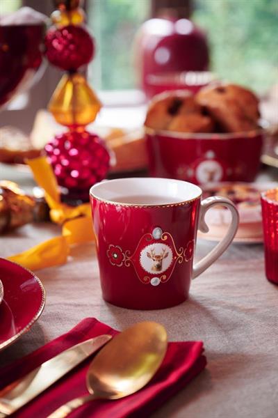 Pıp Studıo Love Birds Geyikli Kırmızı 250 Ml Kupa