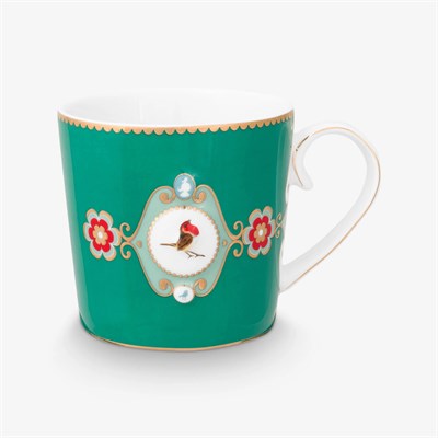 Pip Studio Love Birds Yeşil Porselen Kupa Seti 150 Ml