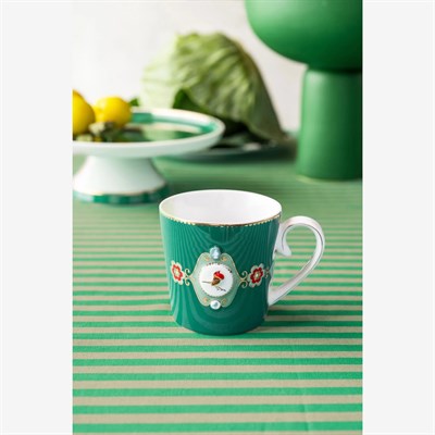 Pip Studio Love Birds Yeşil Porselen Kupa Seti 250 Ml