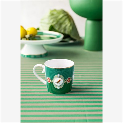 Pip Studio Love Birds Yeşil Porselen Kupa Seti 250 Ml