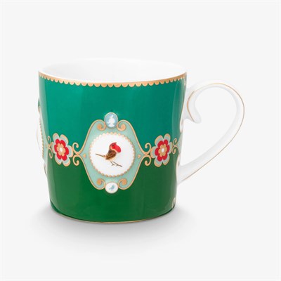 Pip Studio Love Birds Yeşil Porselen Kupa Seti 250 Ml