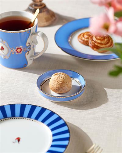 Pip Studio Mavi Porselen Çay Tabağı 9 Cm Love Birds Collection