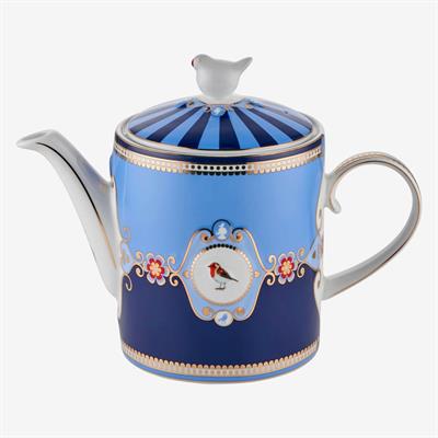 Pip Studio Mavi Porselen Demlik 1300 Ml Love Birds Collection
