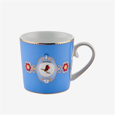 Pip Studio Mavi Porselen Kupa 150 Ml Love Birds Collection