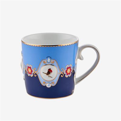 Pip Studio Mavi Porselen Kupa 150 Ml Love Birds Collection