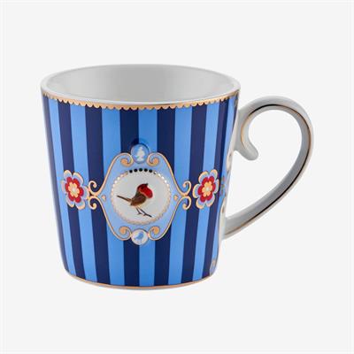 Pip Studio Mavi Porselen Kupa 250 Ml Love Birds Collection