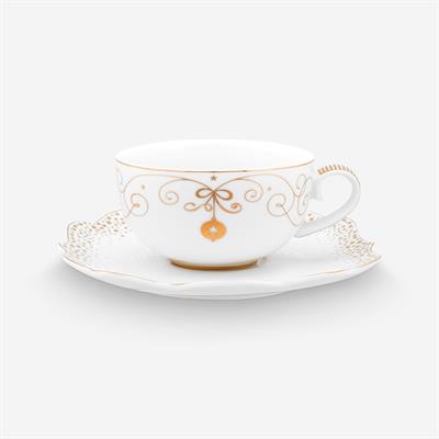 Pıp Studıo Royal Altın / Beyaz  Çay Fincanı 225 Ml