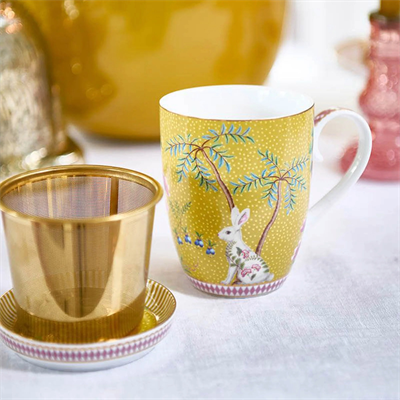 Pip Studio Sarı Porselen Çay Tabağı 9 Cm La Majorelle Collection