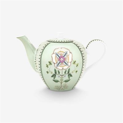 Pip Studio Yeşil Porselen Demlik 1600 Ml Lily & Lotus Collection
