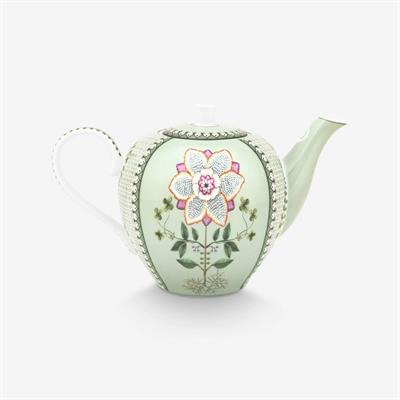 Pip Studio Yeşil Porselen Demlik 1600 Ml Lily & Lotus Collection
