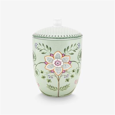 Pip Studio Yeşil Porselen Küp 1500 Ml Lily & Lotus Collection