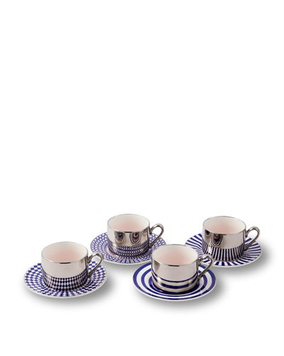 Pols Potten Aunty Tea Cups Set 4