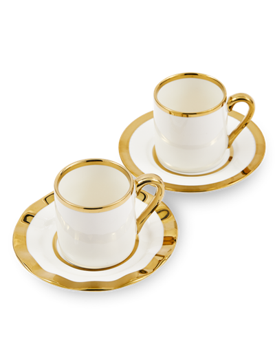 Pols Potten Espresso Cups Golden Finds Set 4