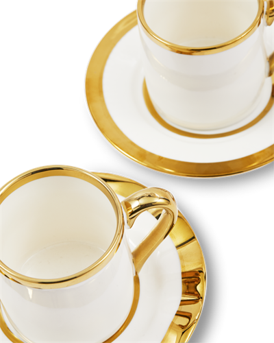 Pols Potten Espresso Cups Golden Finds Set 4