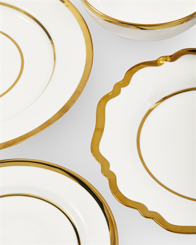 Pols Potten Golden Finds Plates & Bowl Set