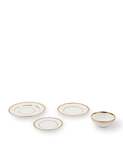 Pols Potten Golden Finds Plates & Bowl Set