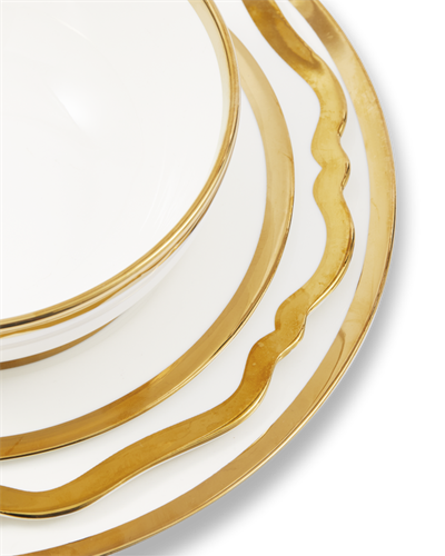 Pols Potten Golden Finds Plates & Bowl Set