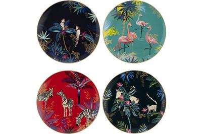 Portmeirion Rw.Smt.78964-Xf Tahiti Pasta Tabağı 4 Lü