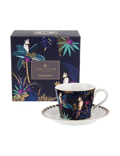 Portmeirion Rw.Smtc.78924-Xg Tahiti Çay Fincan+Tabağı-Cockatoo