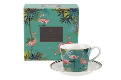 Portmeirion Rw.Smtf.78924-Xg Tahiti Çay Fincan Tabağı +Flamingo