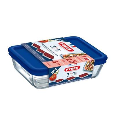 Pyrex 913S344/Xx46 Fırın Kabı Mavi