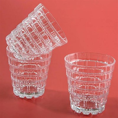 Rcr Stack Yüksek Kalite Cam 6lı Su Bardağı Seti 320 Ml