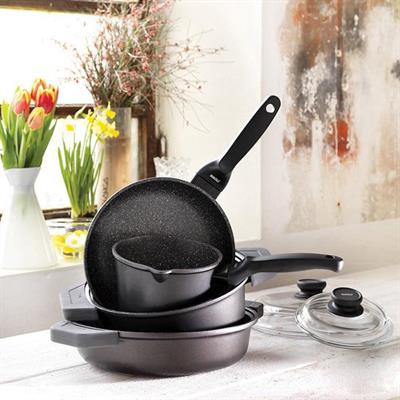 Risoli Black Plus 9 Prç Tencere Seti