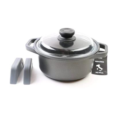 Risoli Black Plus Döküm Basık Tenc 28 Cm