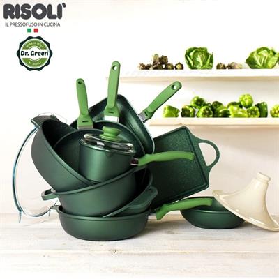 Risoli Dr.Green Wok Döküm Tava 30 Cm