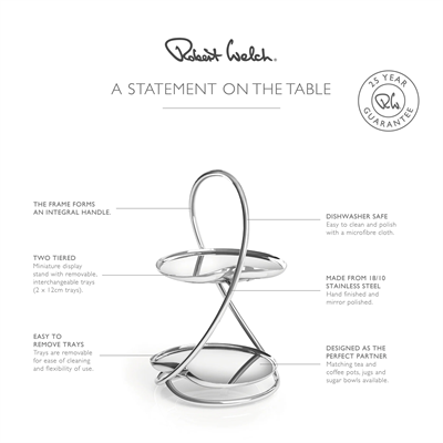 Robert Welch Drıft (br) V Canape Stand Includıng Trays